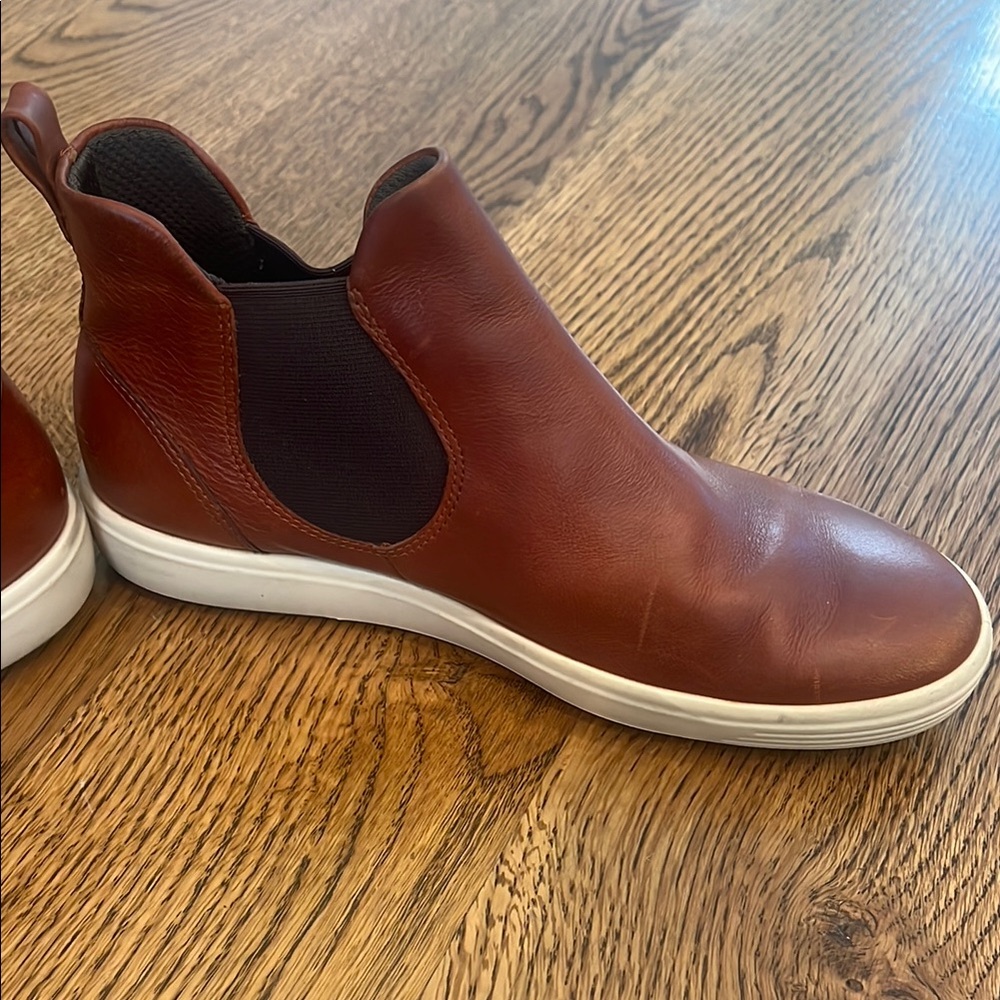 ECCO Soft 7 Chelsea Boot in brown - Picture 4 of 8